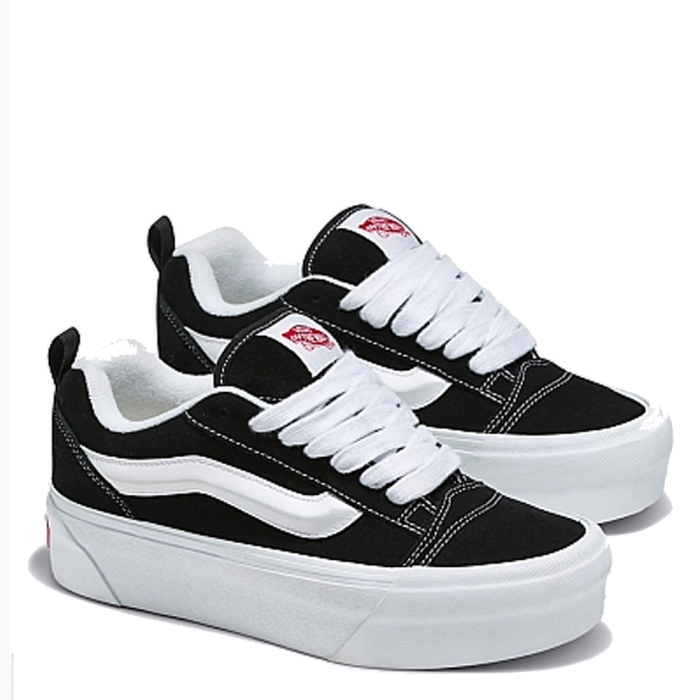 Vans KNU Skool Platform (Black/White)
