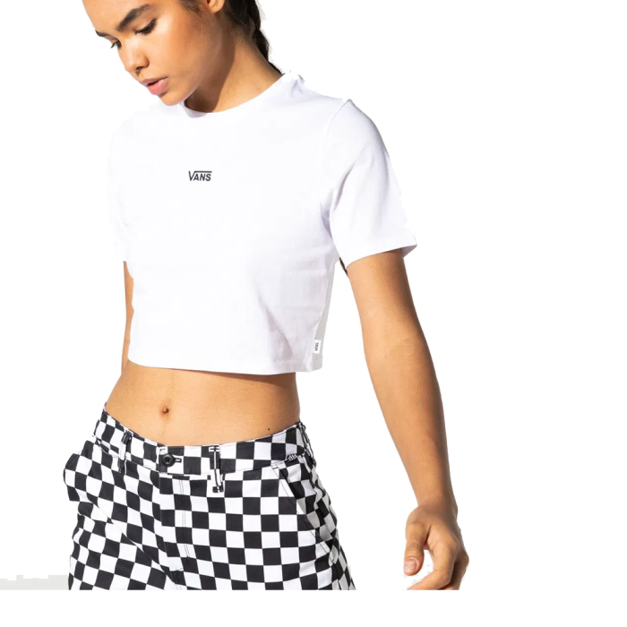 Футболка жіноча Vans FLYING V CROP CREW SPORT VN0A54QUWHT1