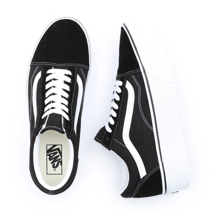 Vans Old Skool Platform Black/White