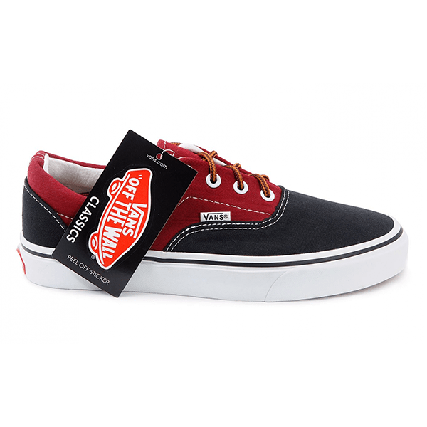 Vans Era Black/Red/White Low