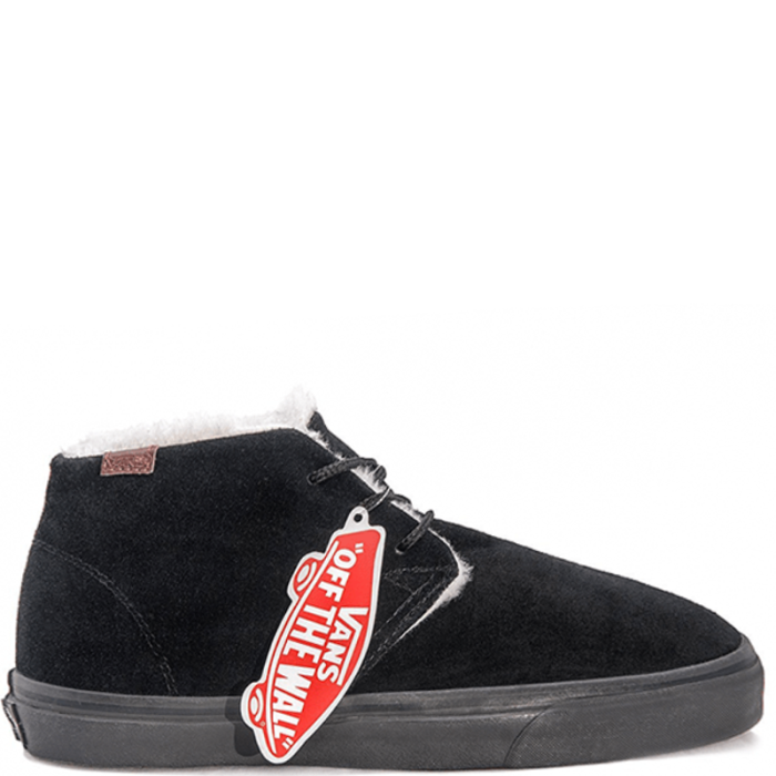 Vans Chukka High Suede Black Fur
