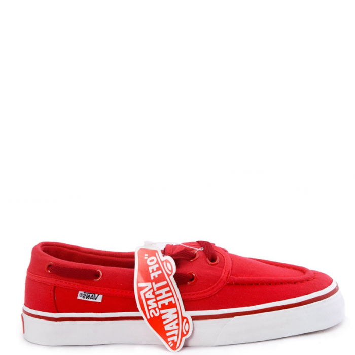 Vans Zapato Low Red/White