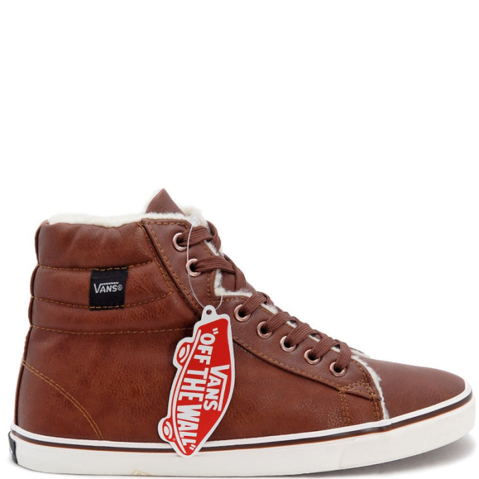 Vans Chukka High Leather Brown Fur