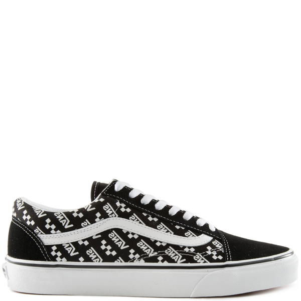 Vans Old Skool (White/Black) Logo